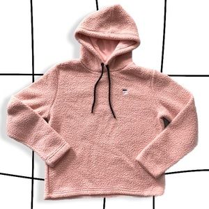 Fila fuzzy teddy hoodie